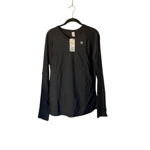 Unbranded NWT, women’s black UPF 50 rash guard swim XL